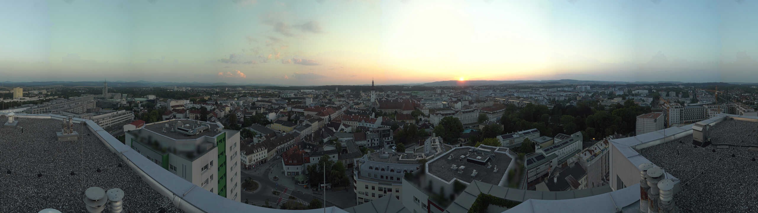 Archiv Foto Webcam St. Pölten - Blick über die Stadt