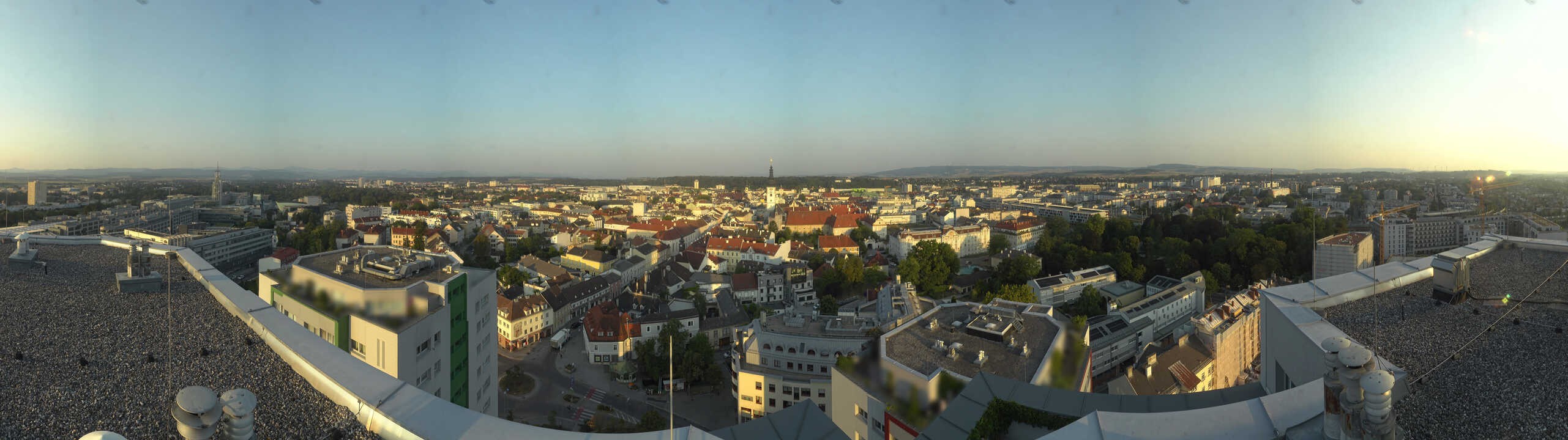 Archiv Foto Webcam St. Pölten - Blick über die Stadt