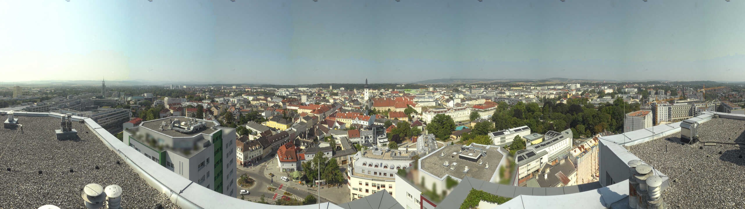 Archiv Foto Webcam St. Pölten - Blick über die Stadt