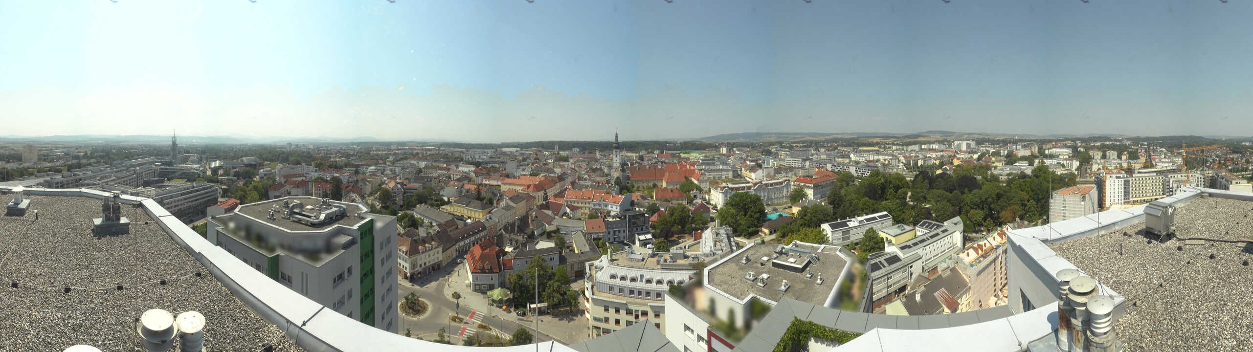Archiv Foto Webcam St. Pölten - Blick über die Stadt