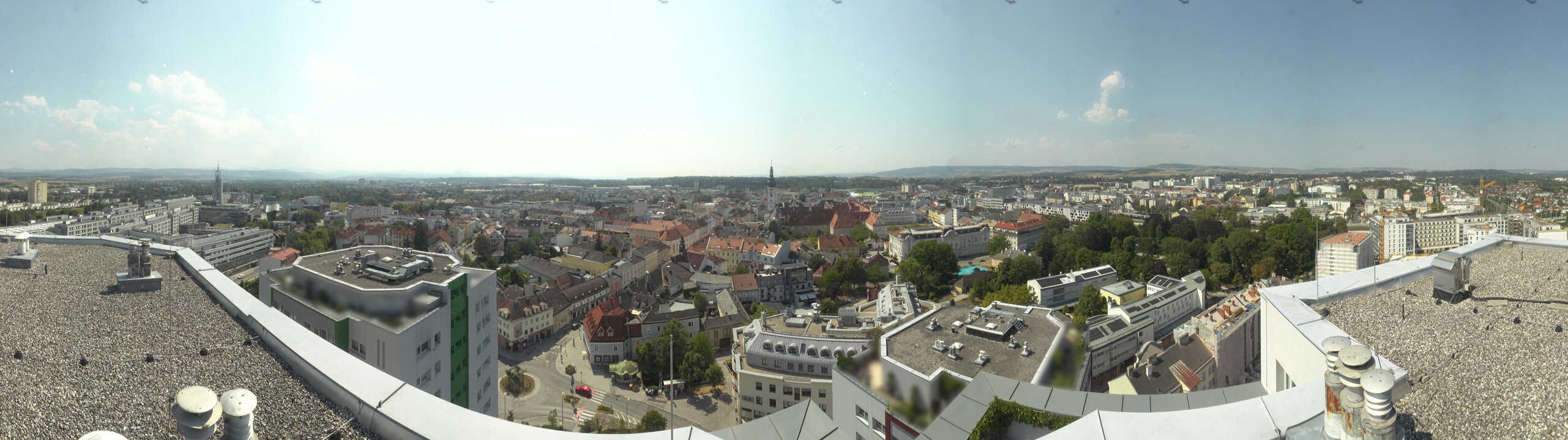 Archiv Foto Webcam St. Pölten - Blick über die Stadt