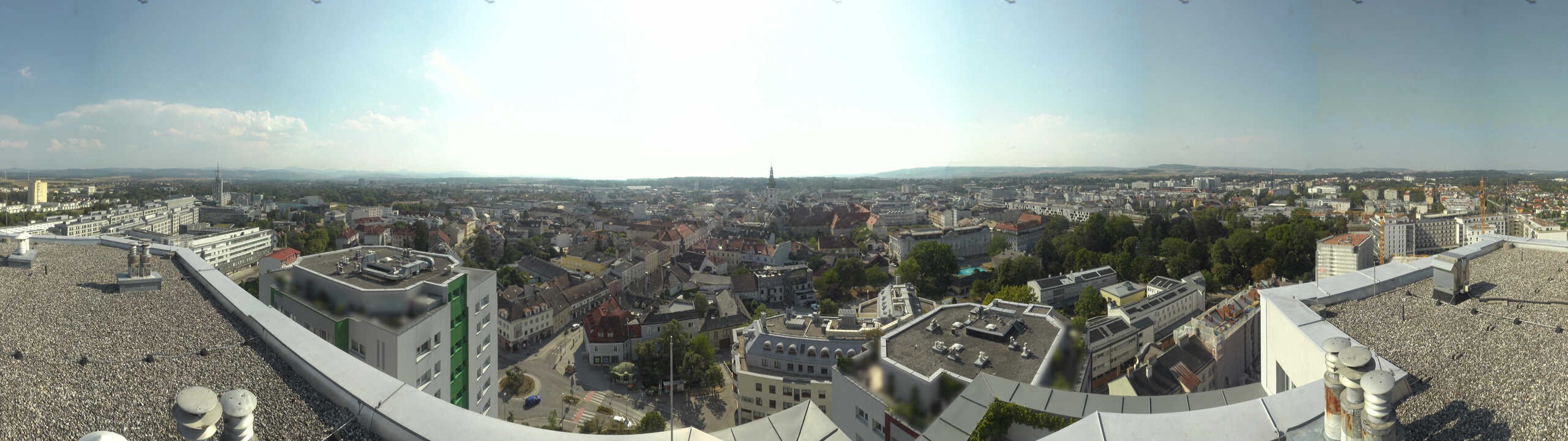 Archiv Foto Webcam St. Pölten - Blick über die Stadt
