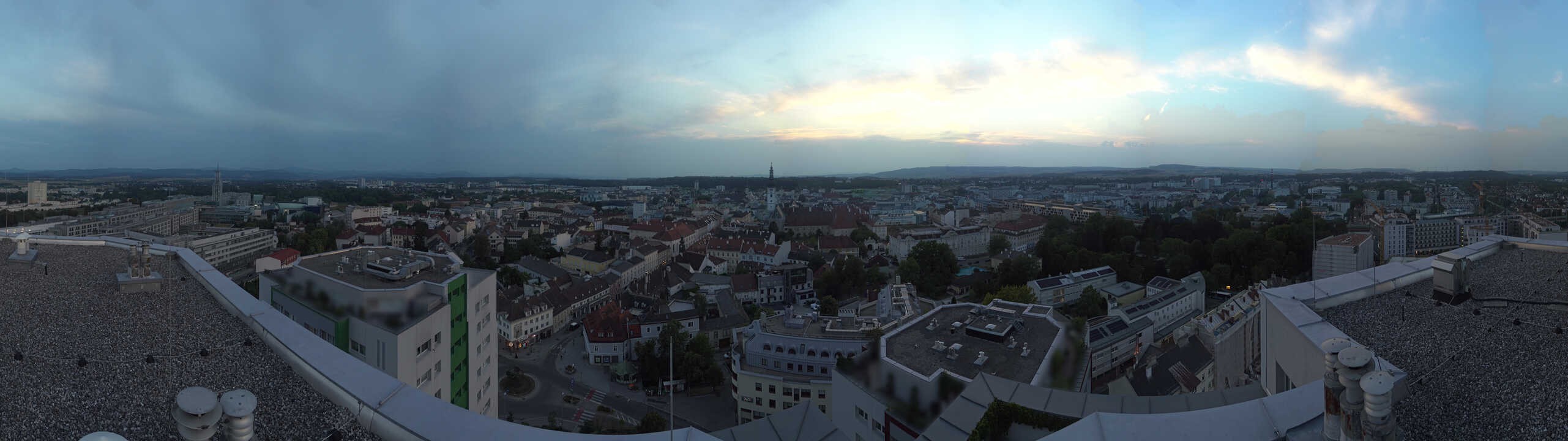 Archiv Foto Webcam St. Pölten - Blick über die Stadt