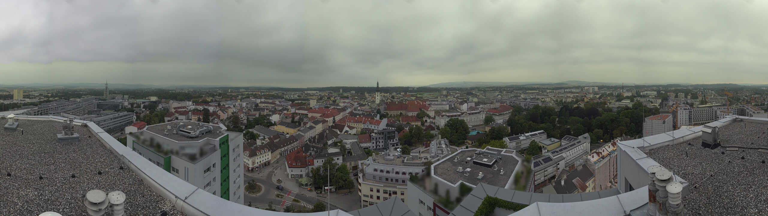 Archiv Foto Webcam St. Pölten - Blick über die Stadt