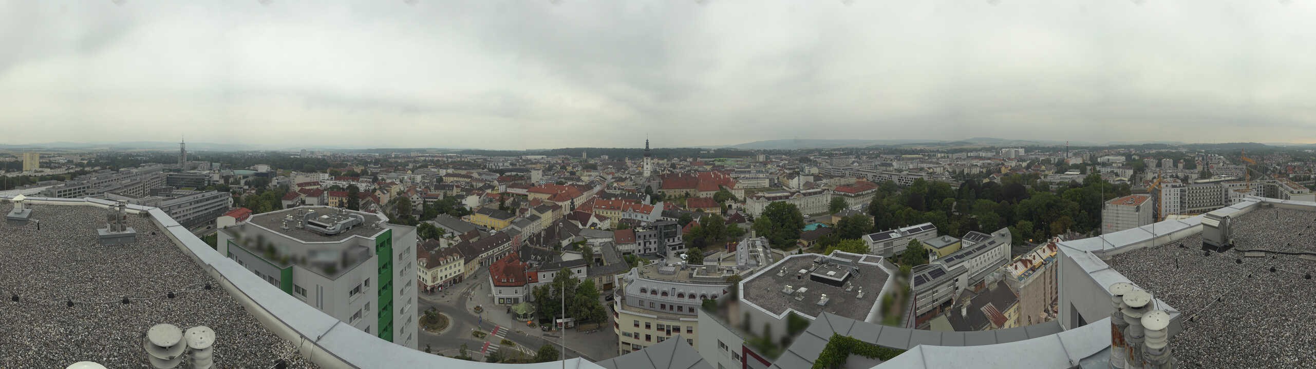 Archiv Foto Webcam St. Pölten - Blick über die Stadt