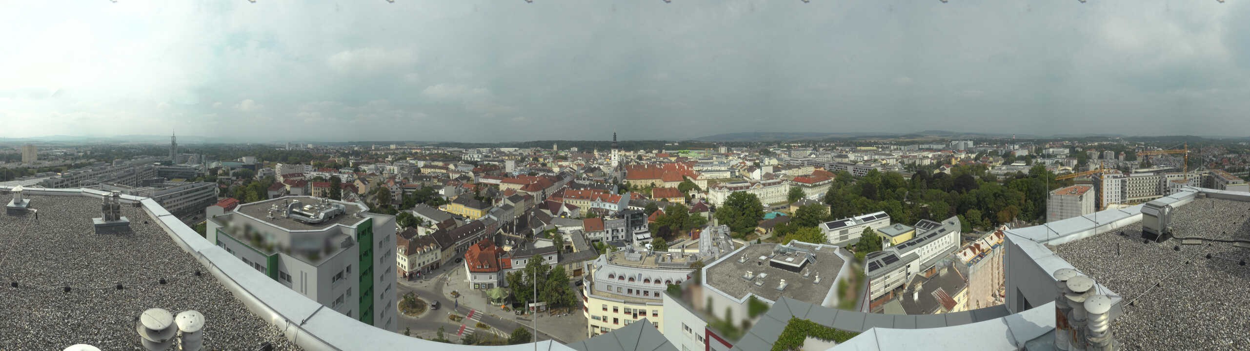 Archiv Foto Webcam St. Pölten - Blick über die Stadt
