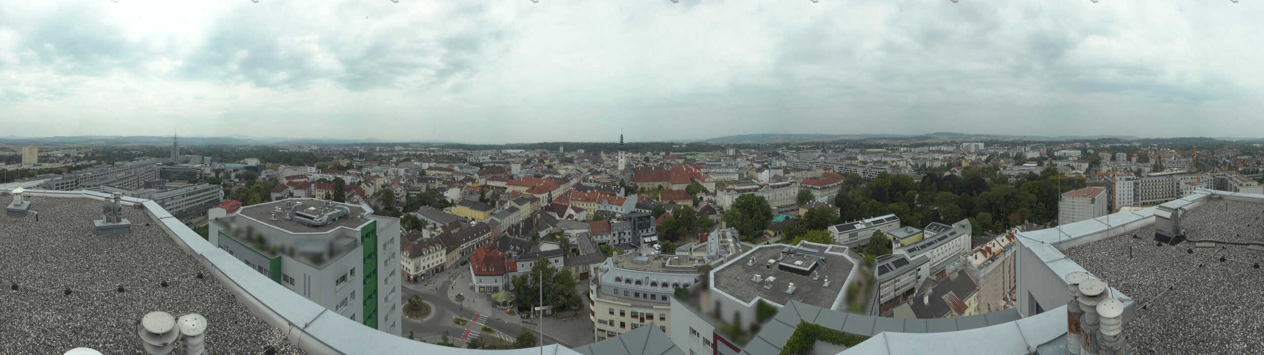Archiv Foto Webcam St. Pölten - Blick über die Stadt