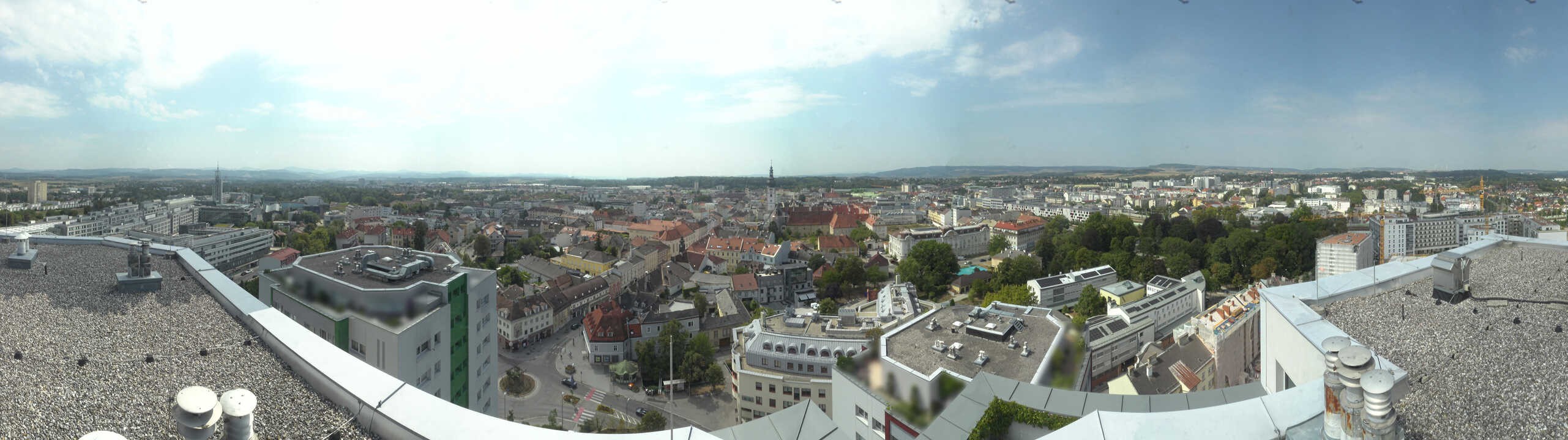 Archiv Foto Webcam St. Pölten - Blick über die Stadt