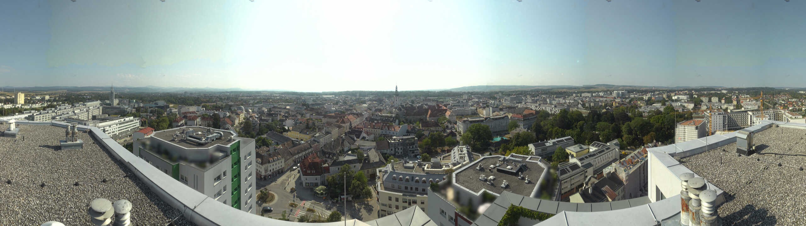 Archiv Foto Webcam St. Pölten - Blick über die Stadt