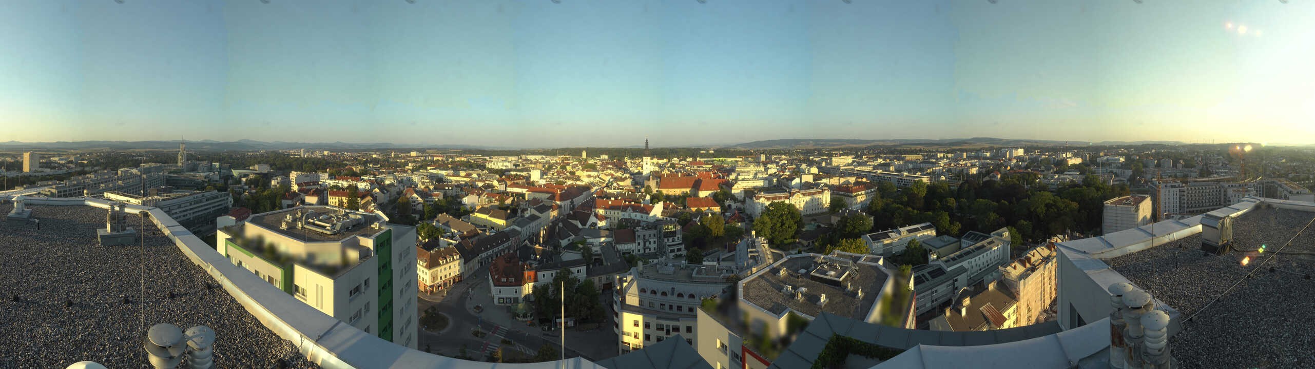 Archiv Foto Webcam St. Pölten - Blick über die Stadt