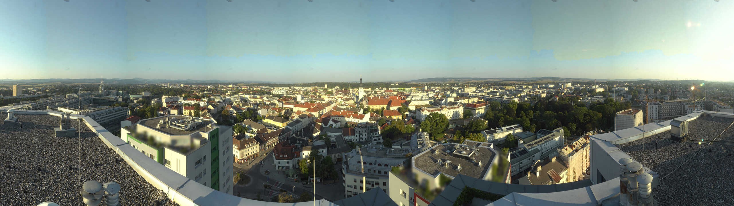 Archiv Foto Webcam St. Pölten - Blick über die Stadt