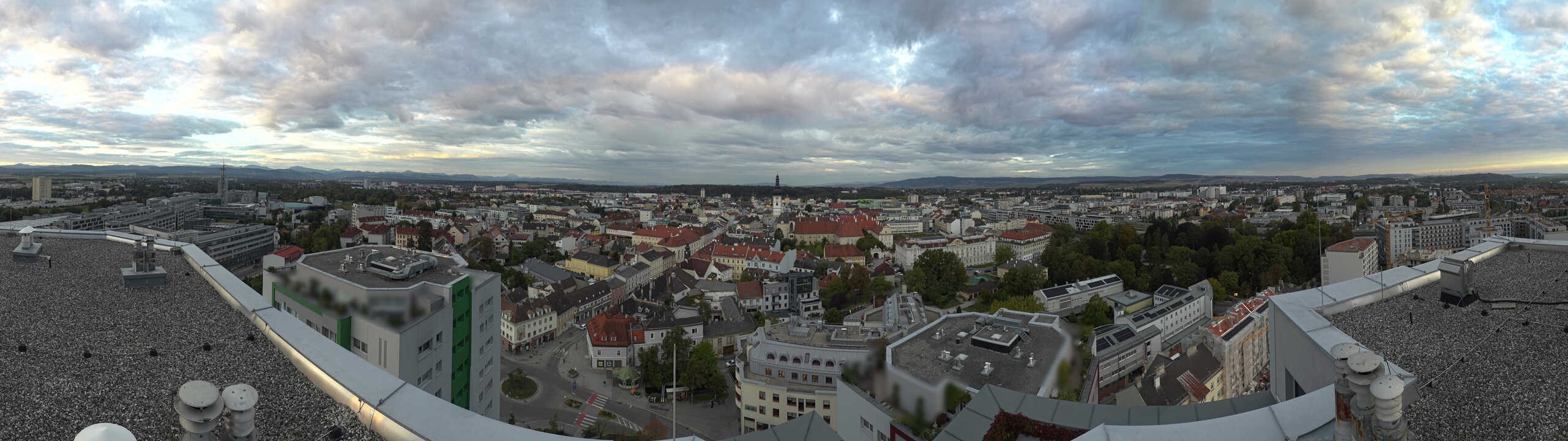 Archiv Foto Webcam St. Pölten - Blick über die Stadt
