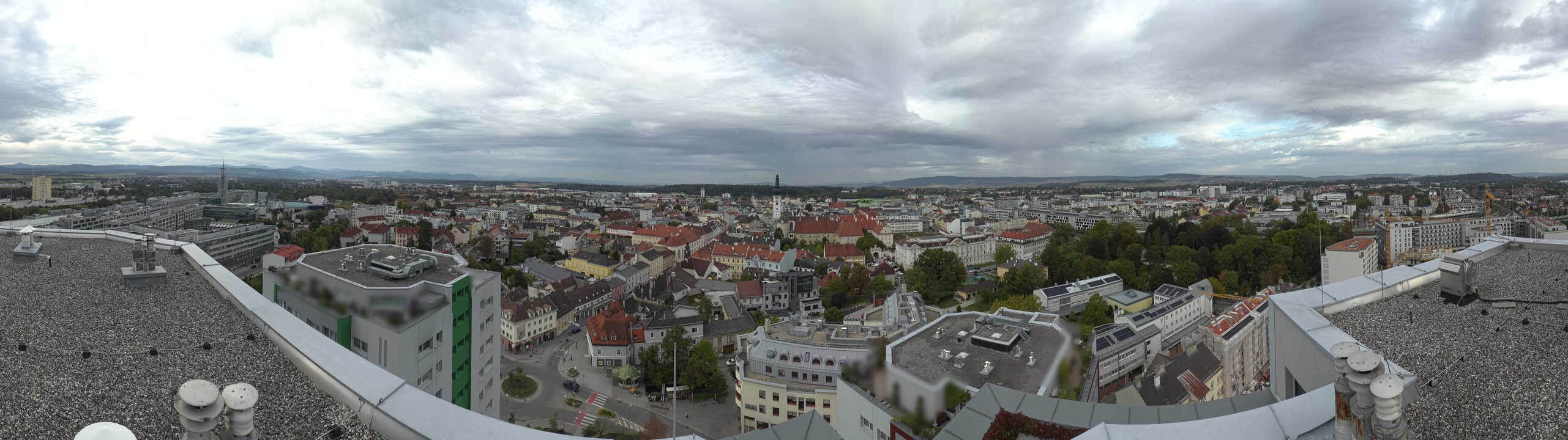 Archiv Foto Webcam St. Pölten - Blick über die Stadt