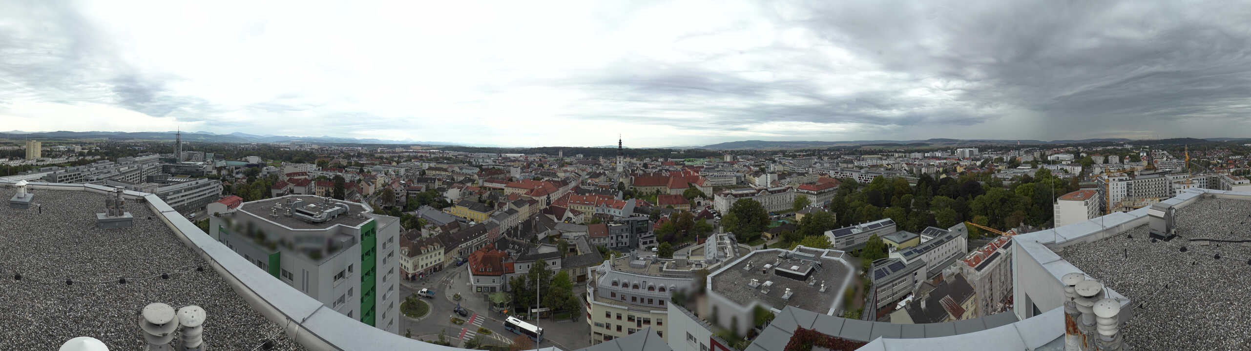 Archiv Foto Webcam St. Pölten - Blick über die Stadt