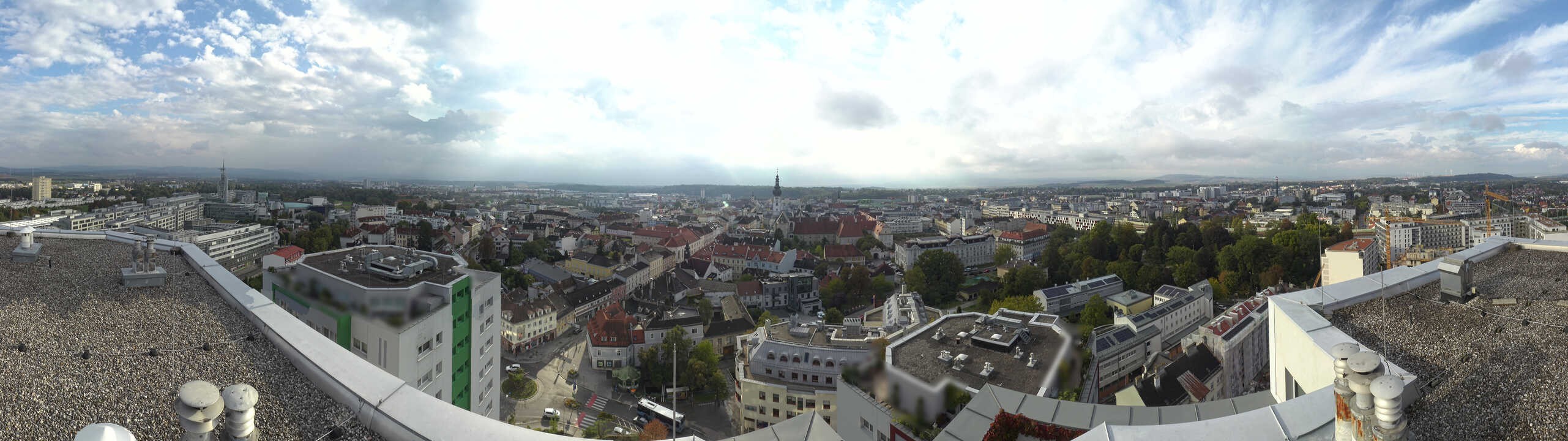 Archiv Foto Webcam St. Pölten - Blick über die Stadt
