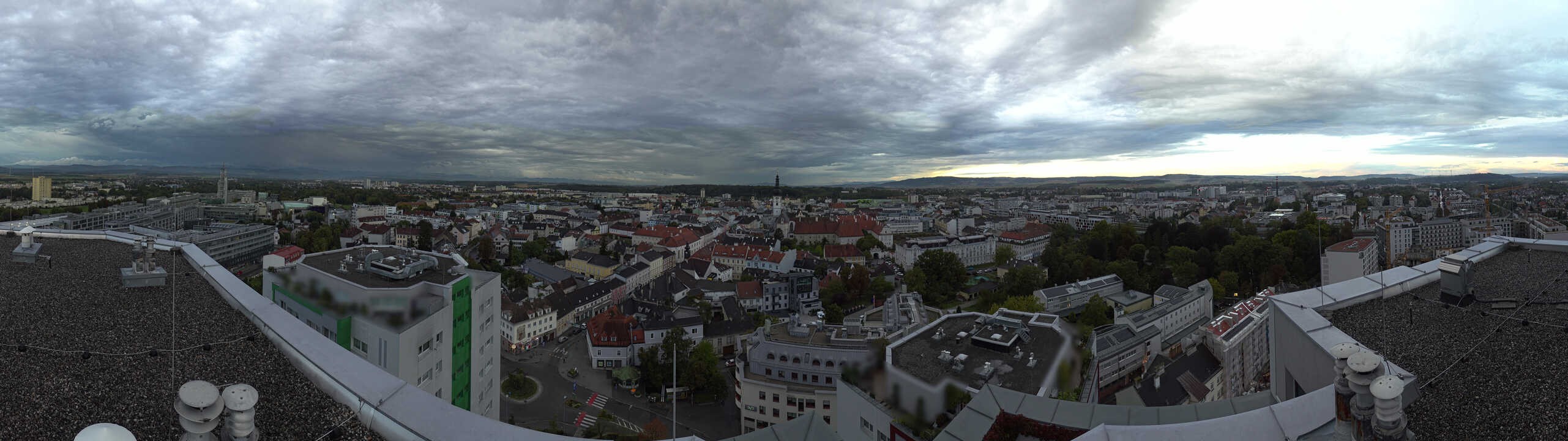 Archiv Foto Webcam St. Pölten - Blick über die Stadt