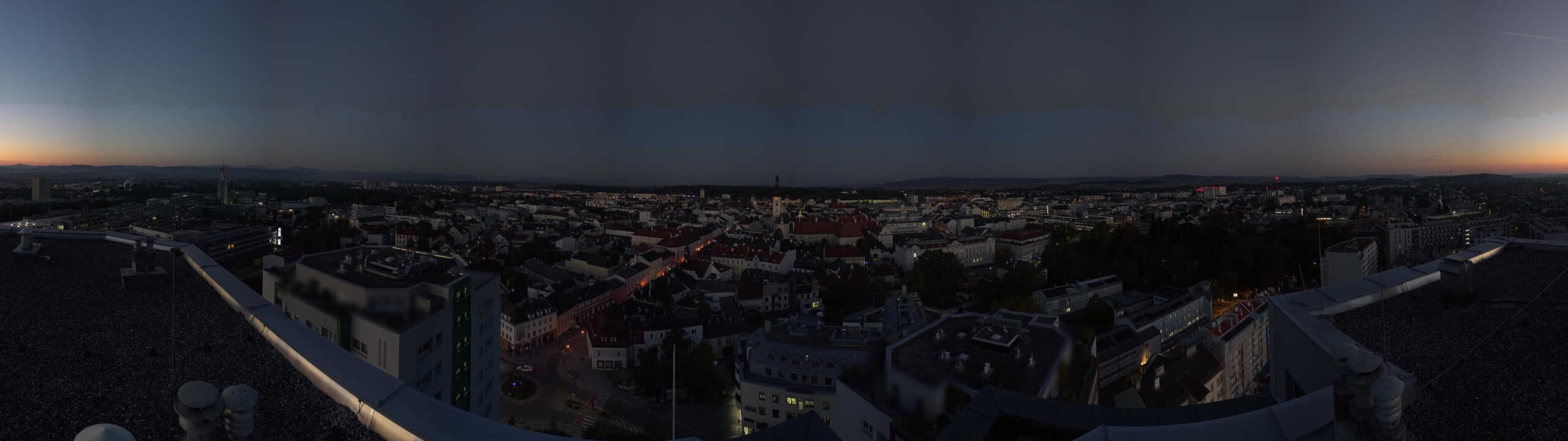 Archiv Foto Webcam St. Pölten - Blick über die Stadt