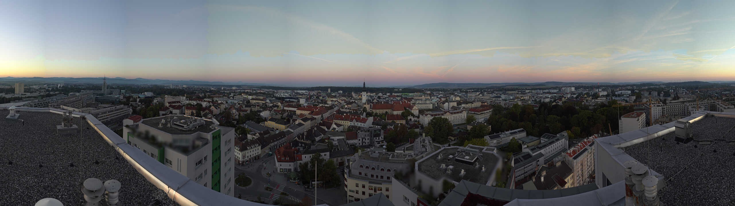 Archiv Foto Webcam St. Pölten - Blick über die Stadt