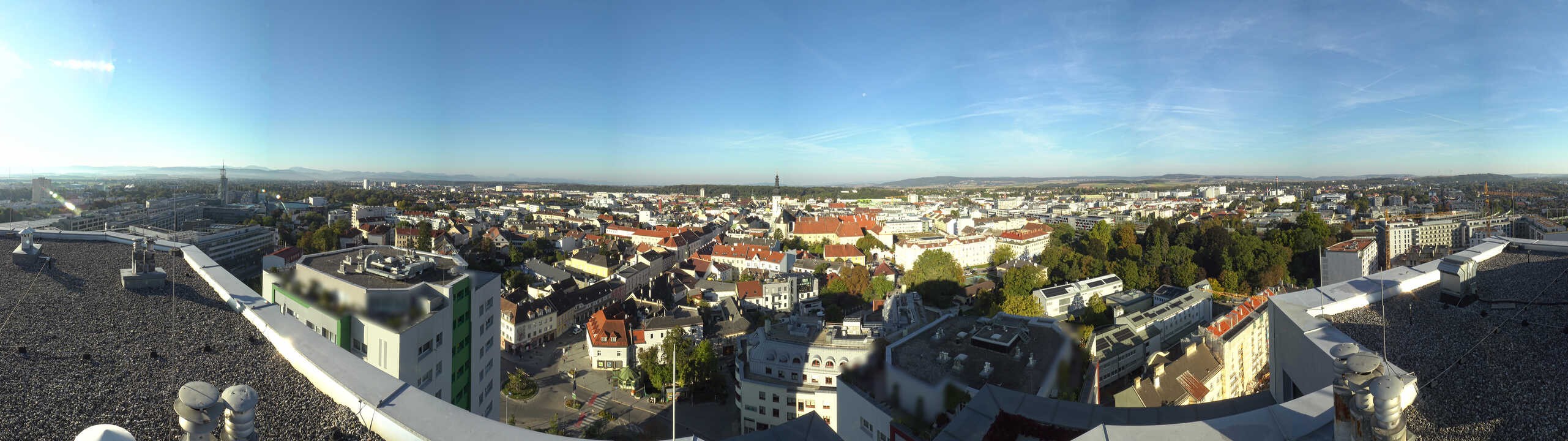Archiv Foto Webcam St. Pölten - Blick über die Stadt