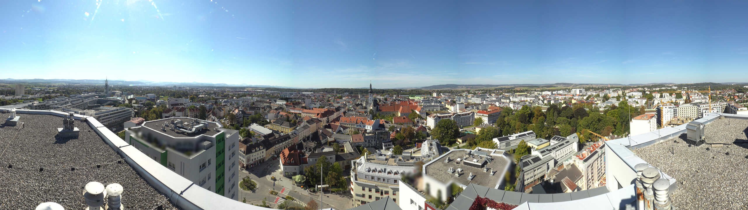 Archiv Foto Webcam St. Pölten - Blick über die Stadt