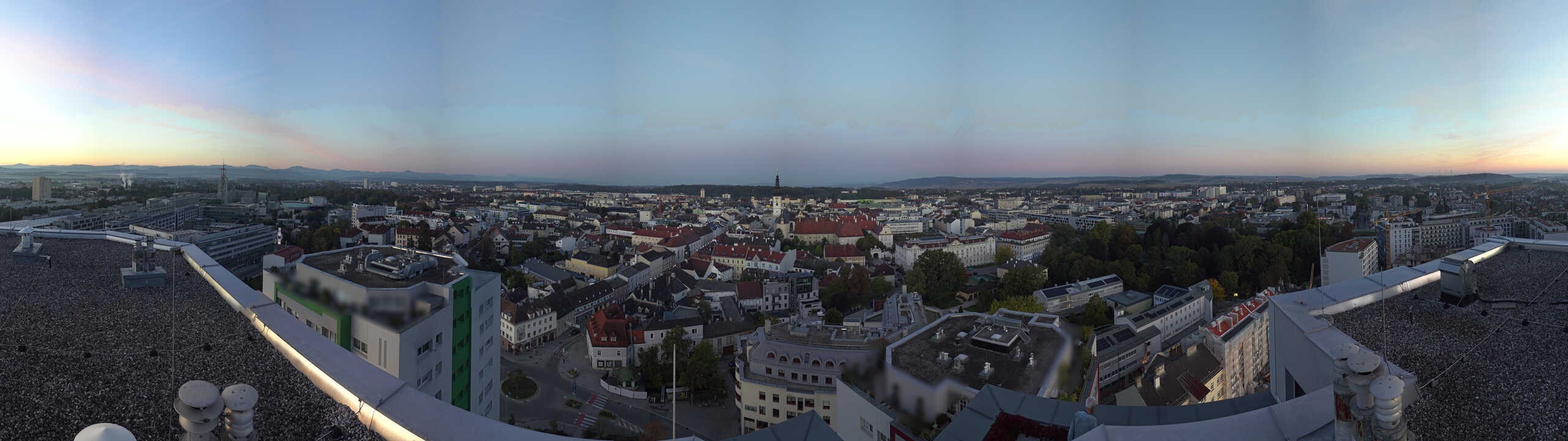 Archiv Foto Webcam St. Pölten - Blick über die Stadt