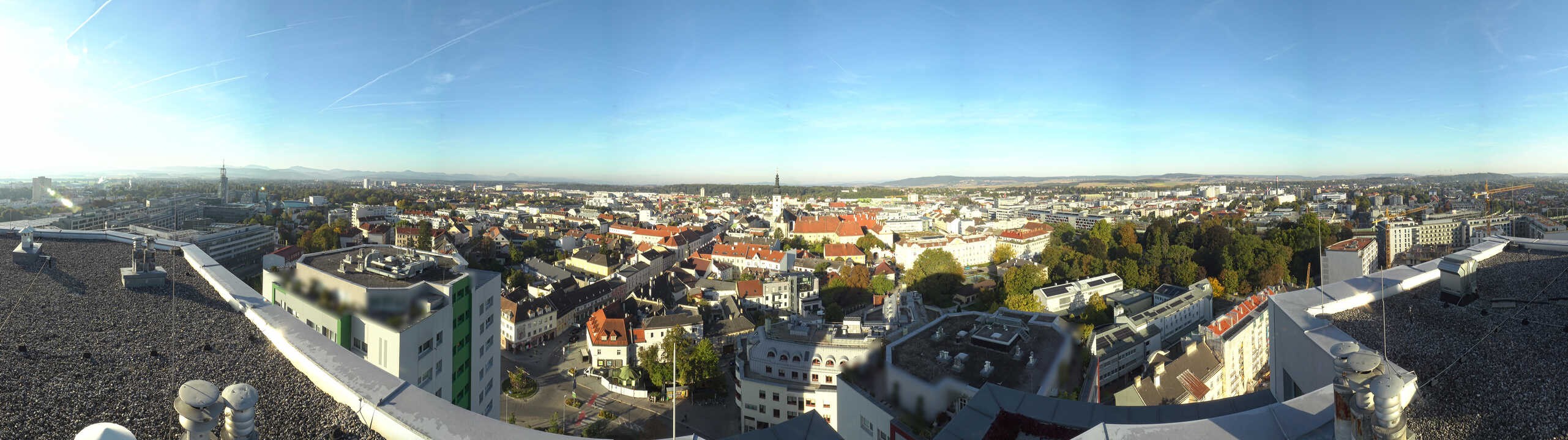 Archiv Foto Webcam St. Pölten - Blick über die Stadt