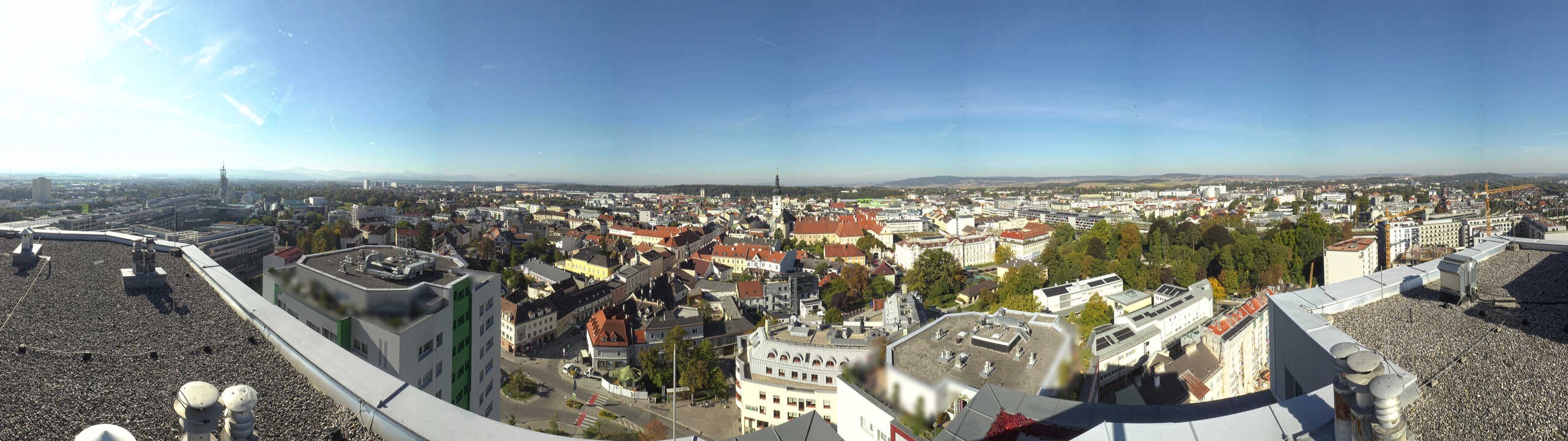 Archiv Foto Webcam St. Pölten - Blick über die Stadt