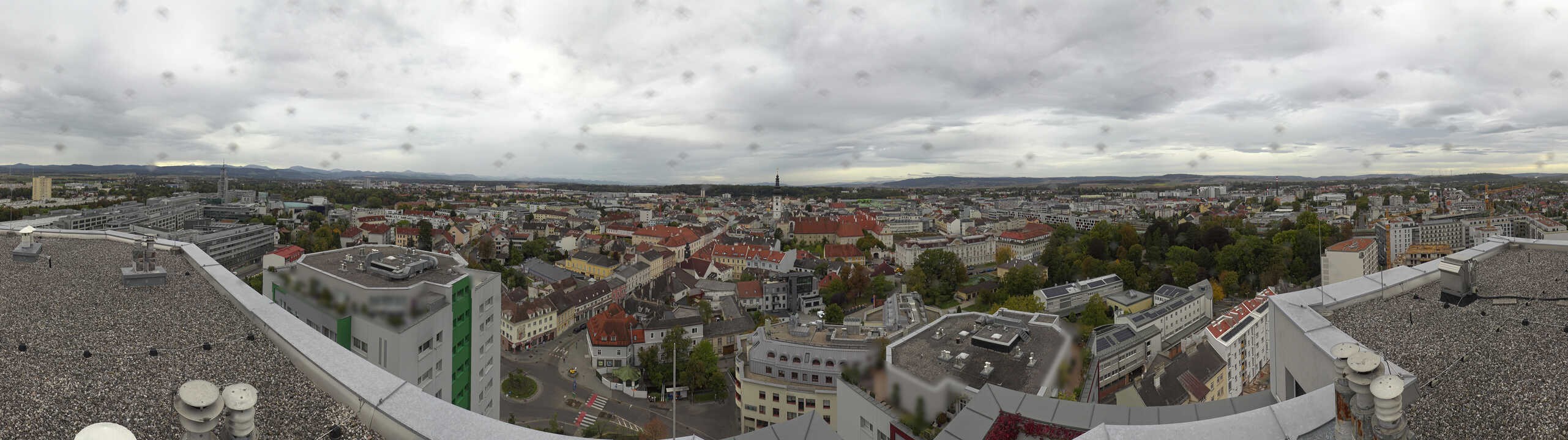 Archived image Webcam St. Pölten - View over the city