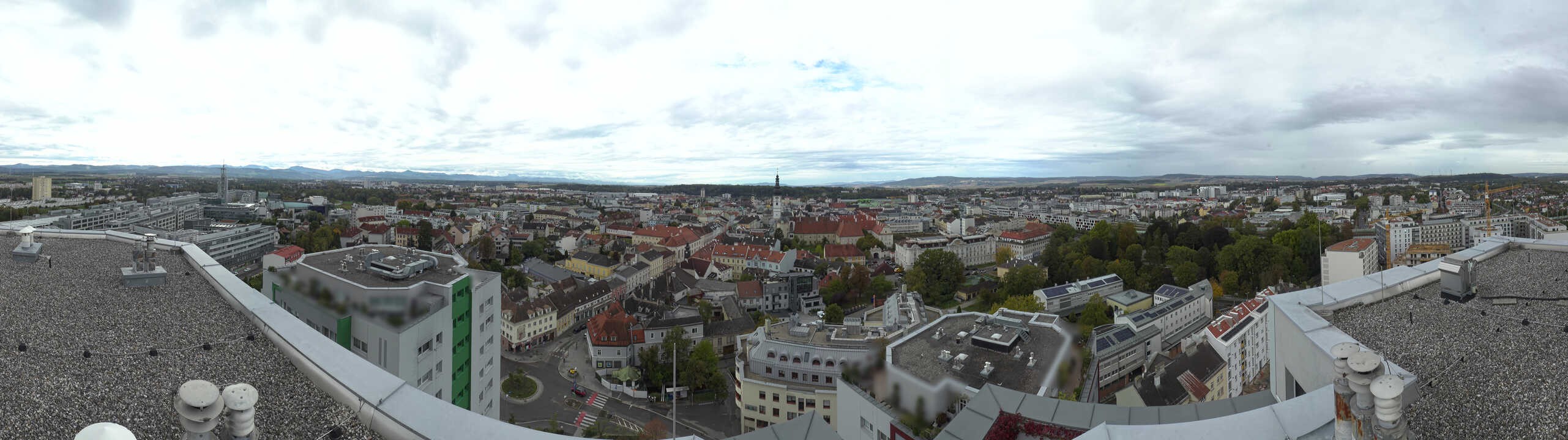 Archived image Webcam St. Pölten - View over the city