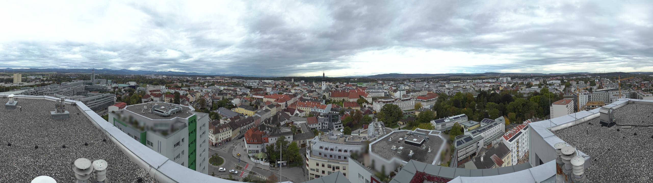 Archived image Webcam St. Pölten - View over the city