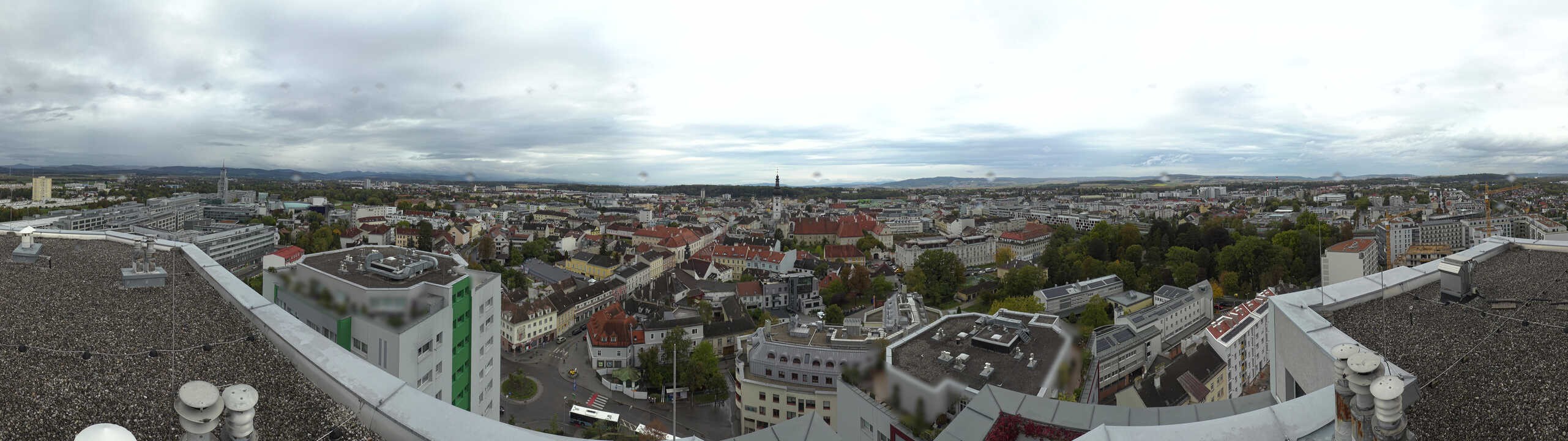 Archived image Webcam St. Pölten - View over the city