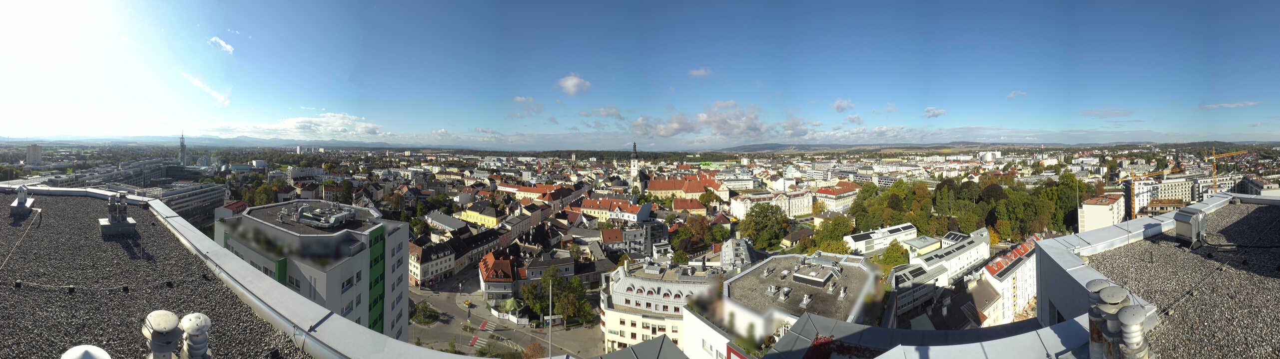 Archiv Foto Webcam St. Pölten - Blick über die Stadt