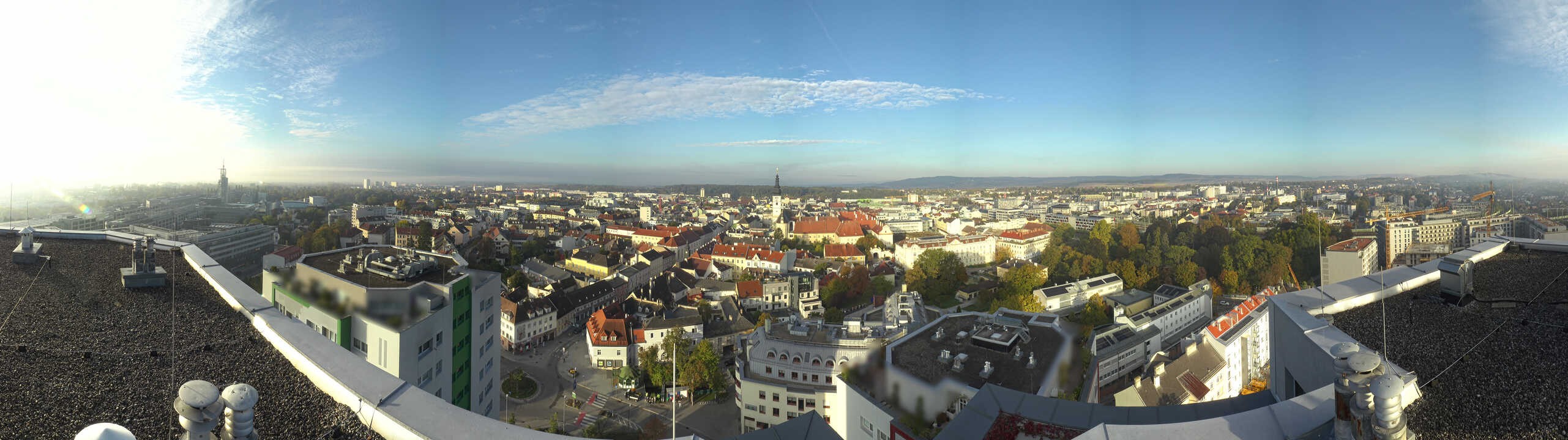 Archiv Foto Webcam St. Pölten - Blick über die Stadt