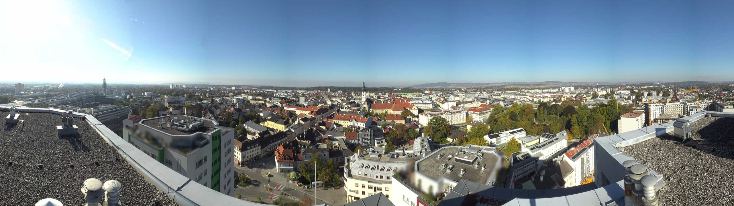 Archiv Foto Webcam St. Pölten - Blick über die Stadt