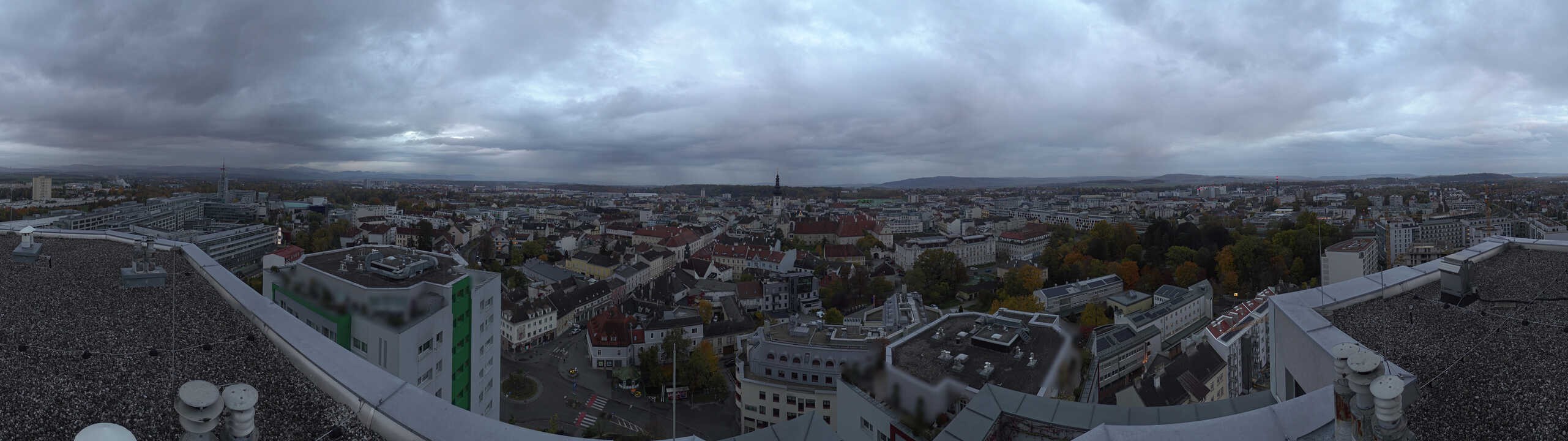 Archiv Foto Webcam St. Pölten - Blick über die Stadt