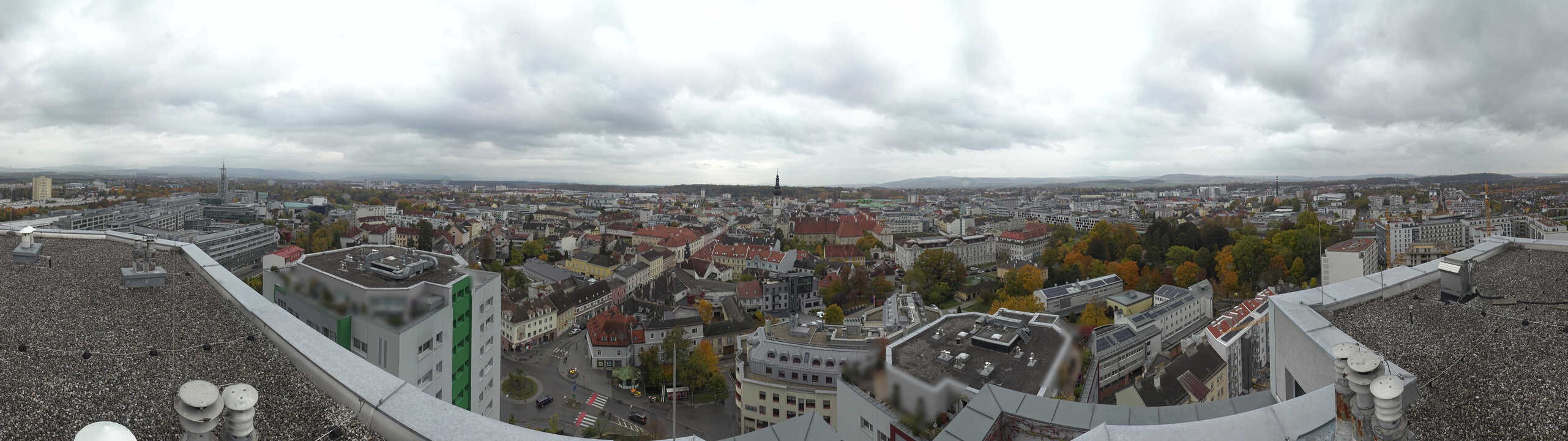 Archiv Foto Webcam St. Pölten - Blick über die Stadt