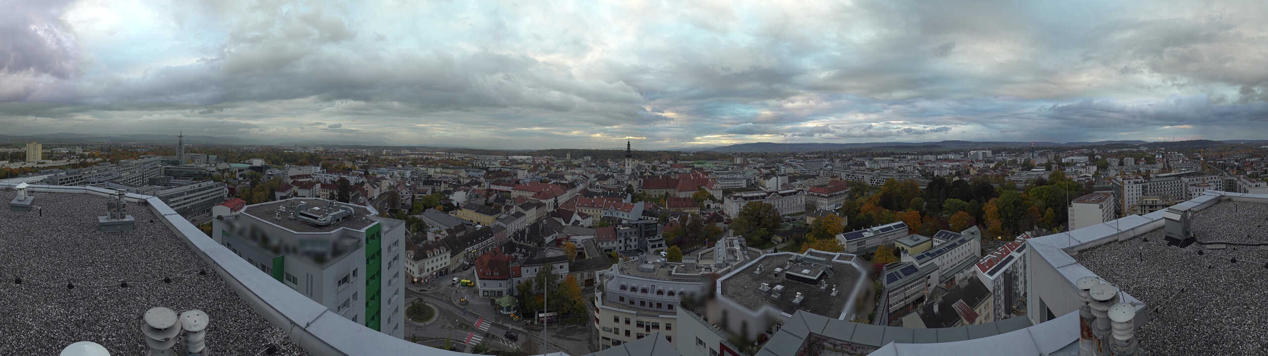 Archiv Foto Webcam St. Pölten - Blick über die Stadt