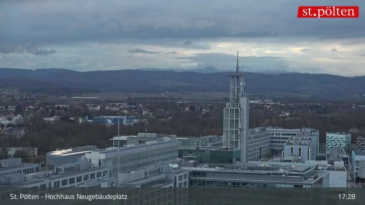 Archiv Foto Webcam Landeshauptstadt St. Pölten