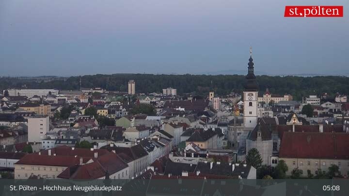 Archiv Foto Webcam Landeshauptstadt St. Pölten
