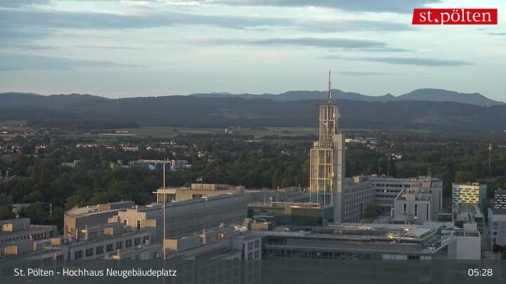 Archiv Foto Webcam Landeshauptstadt St. Pölten