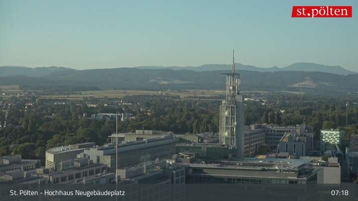 Archiv Foto Webcam Landeshauptstadt St. Pölten