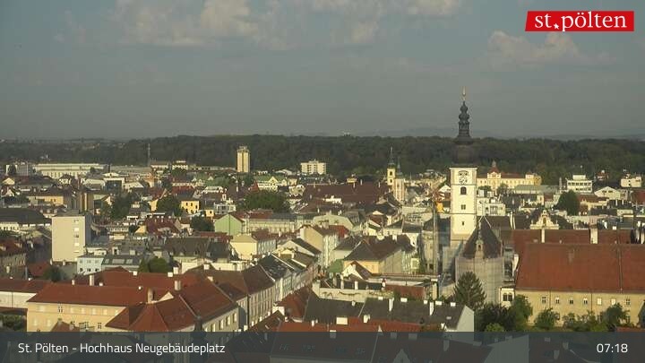 Archiv Foto Webcam Landeshauptstadt St. Pölten