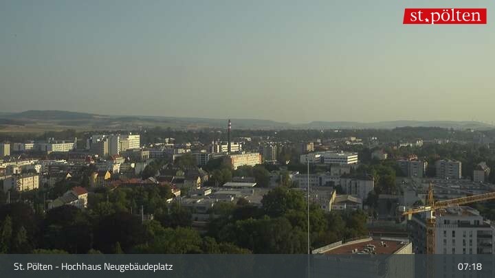 Archiv Foto Webcam Landeshauptstadt St. Pölten