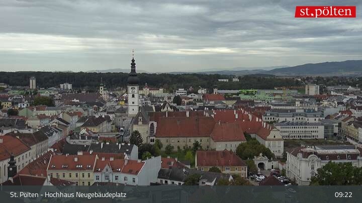 Archiv Foto Webcam Landeshauptstadt St. Pölten