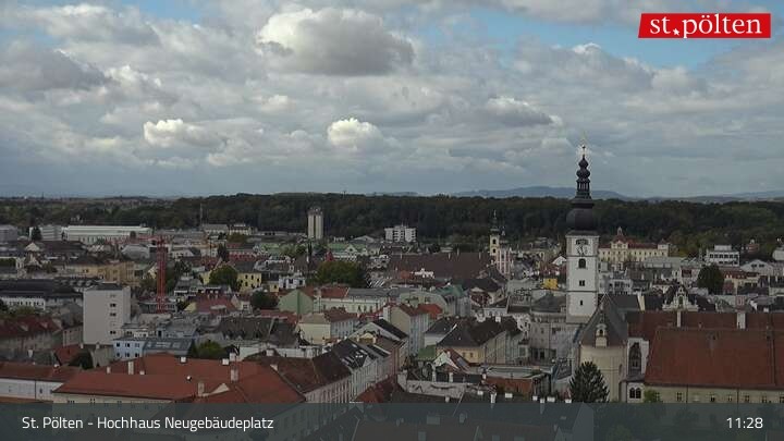 Archiv Foto Webcam Landeshauptstadt St. Pölten