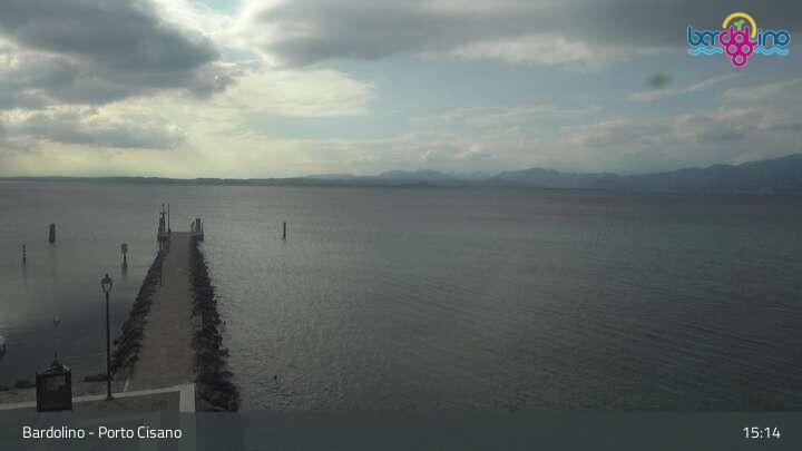 Archiv Foto Webcam Bardolino - Blick vom Lido Mirabello