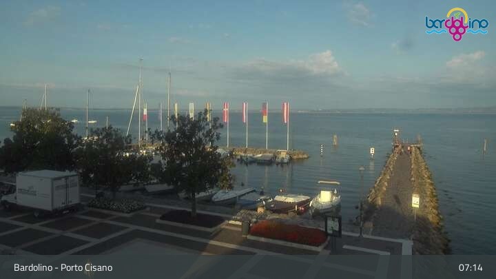 Archiv Foto Webcam Bardolino - Blick vom Lido Mirabello