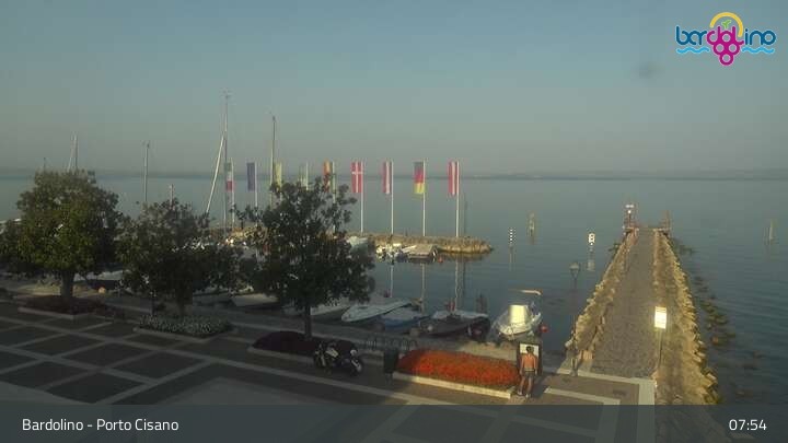 Archiv Foto Webcam Bardolino - Blick vom Lido Mirabello