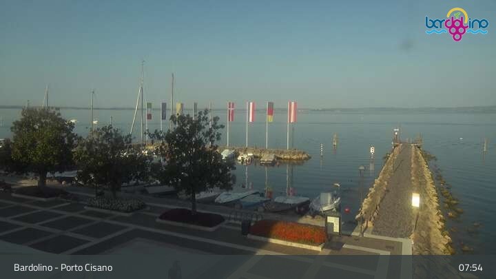 Archiv Foto Webcam Bardolino - Blick vom Lido Mirabello