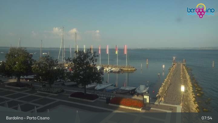 Archiv Foto Webcam Bardolino - Blick vom Lido Mirabello